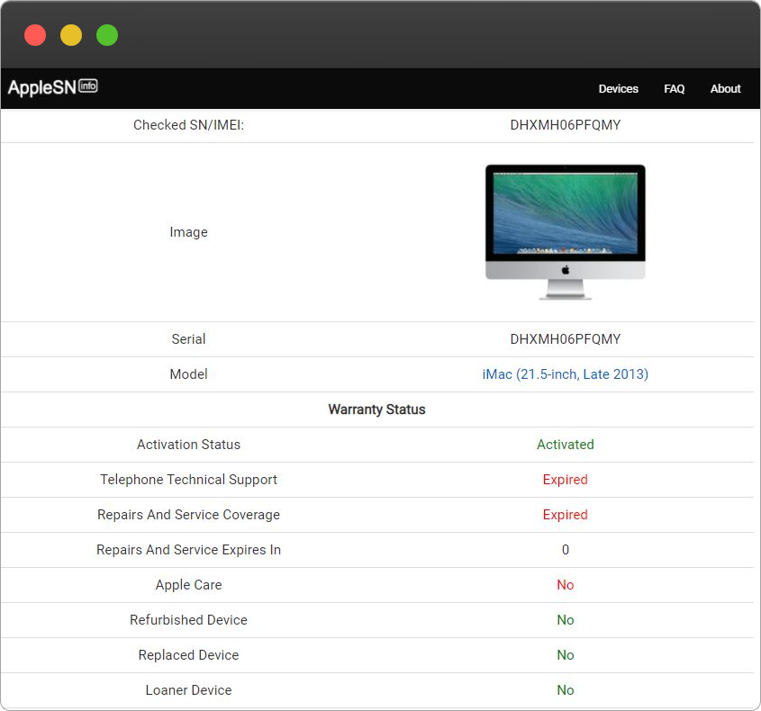 how to access serum serial number screen