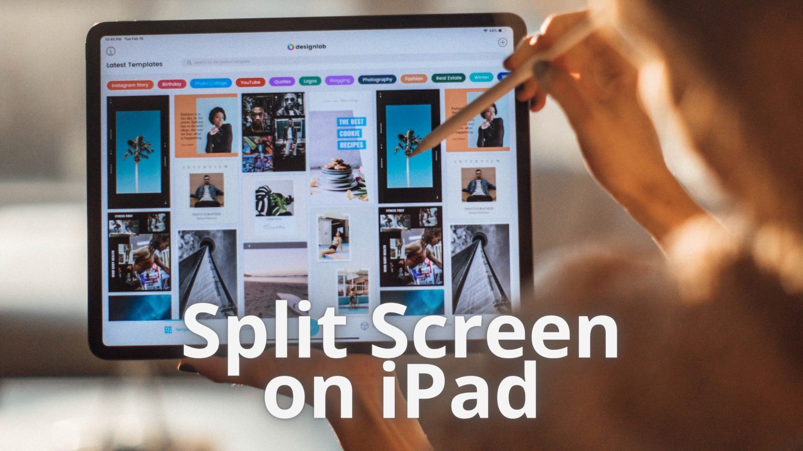 get out of split screen ipad