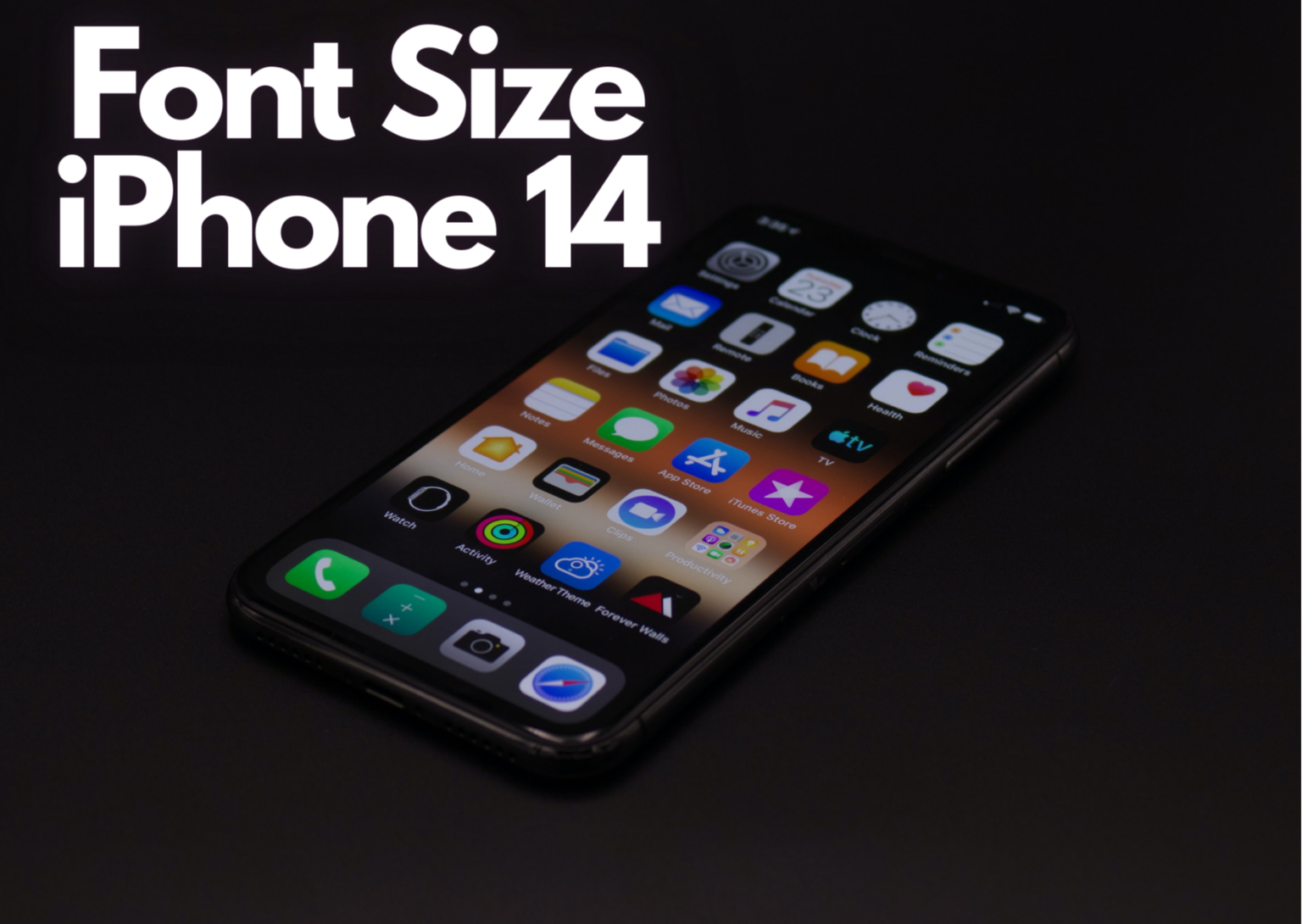 How To Change The Font Size On IPhone 14 AppleSN info